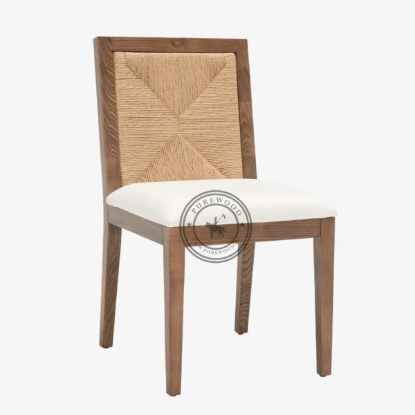 Hydrangea Wooden Chair - Image 1