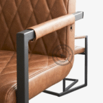 Painted Industrial Chair - Image 3