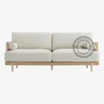 Arras Fabric Cane Sofa - Image 2