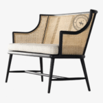 Le Havre Cane Bench - Image 3