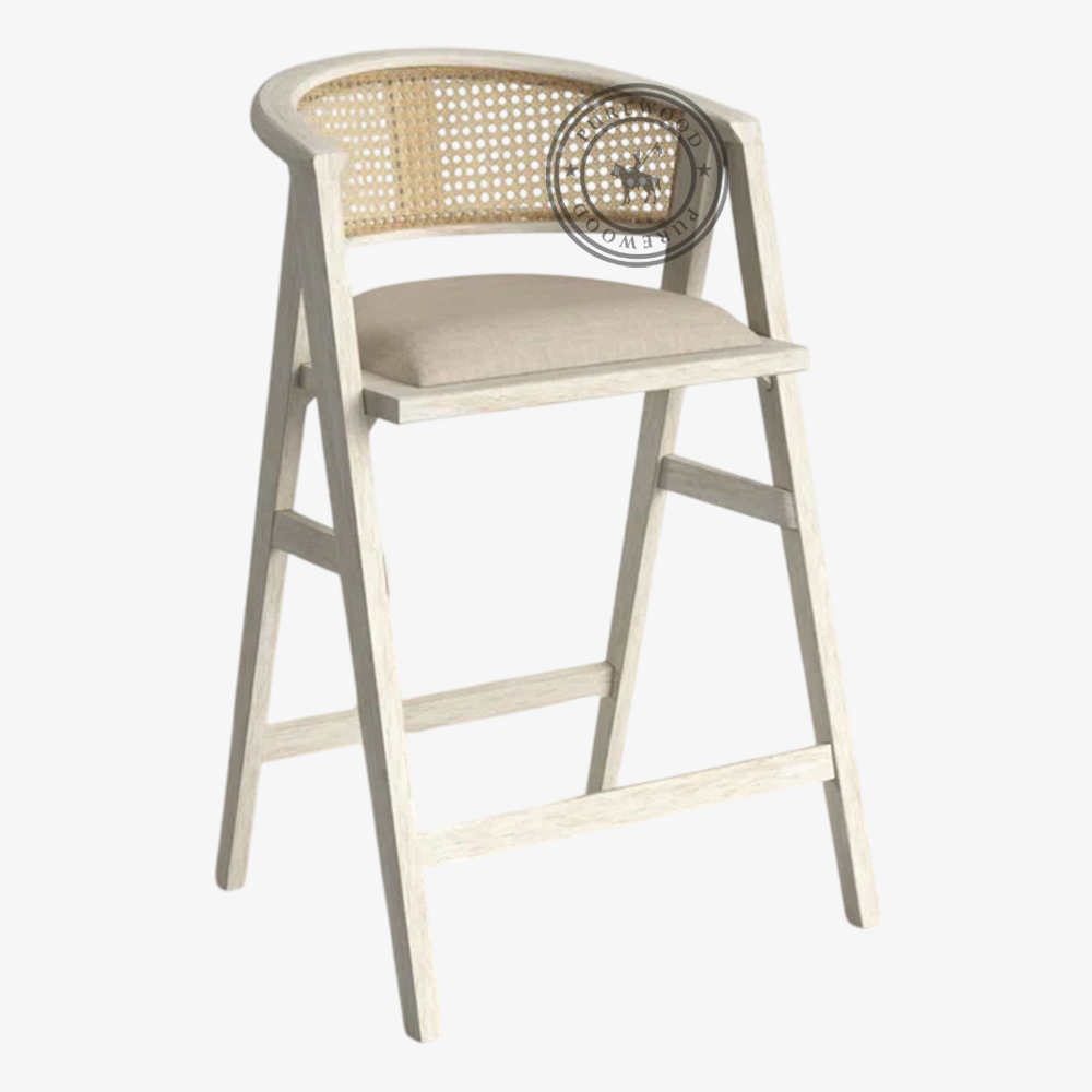 Meadowbrook Cane Stool (2) Meadowbrook Cane Stool - Image 1