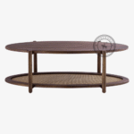 Rise Mist cane coffee table - Image 2