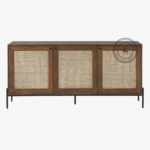 Rock Poppy cane sideboard - Image 3