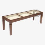 Saint-Nazaire Cane Bench