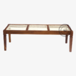 Saint-Nazaire Cane Bench - Image 2